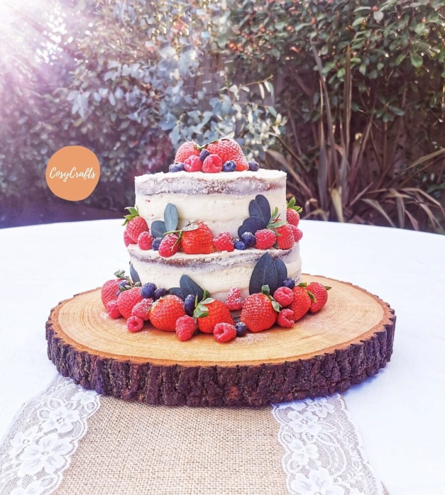 Log Slice Cake Stand