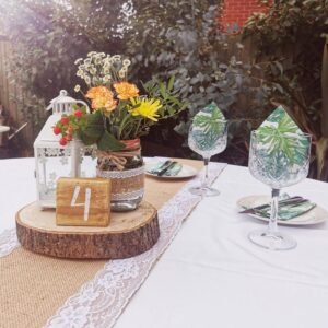 Log Slice Table Centre Pieces