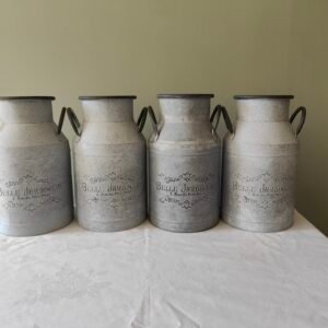 Rustic Galvanised Milk Churns
