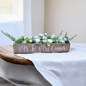 Mr & Mrs Top Table Box