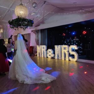 XL Light up "MR & MRS" letters