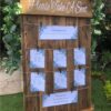 Table Plan - Natural Oak - Hire