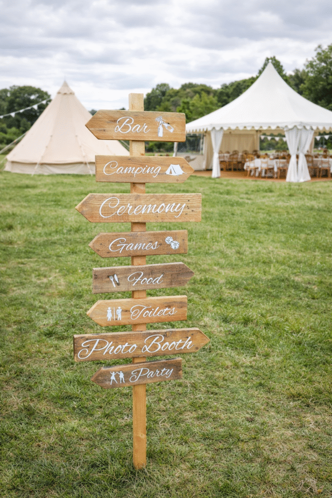 Festival Style Directional Signage