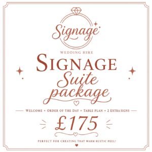 Complete Wedding Signage Suite