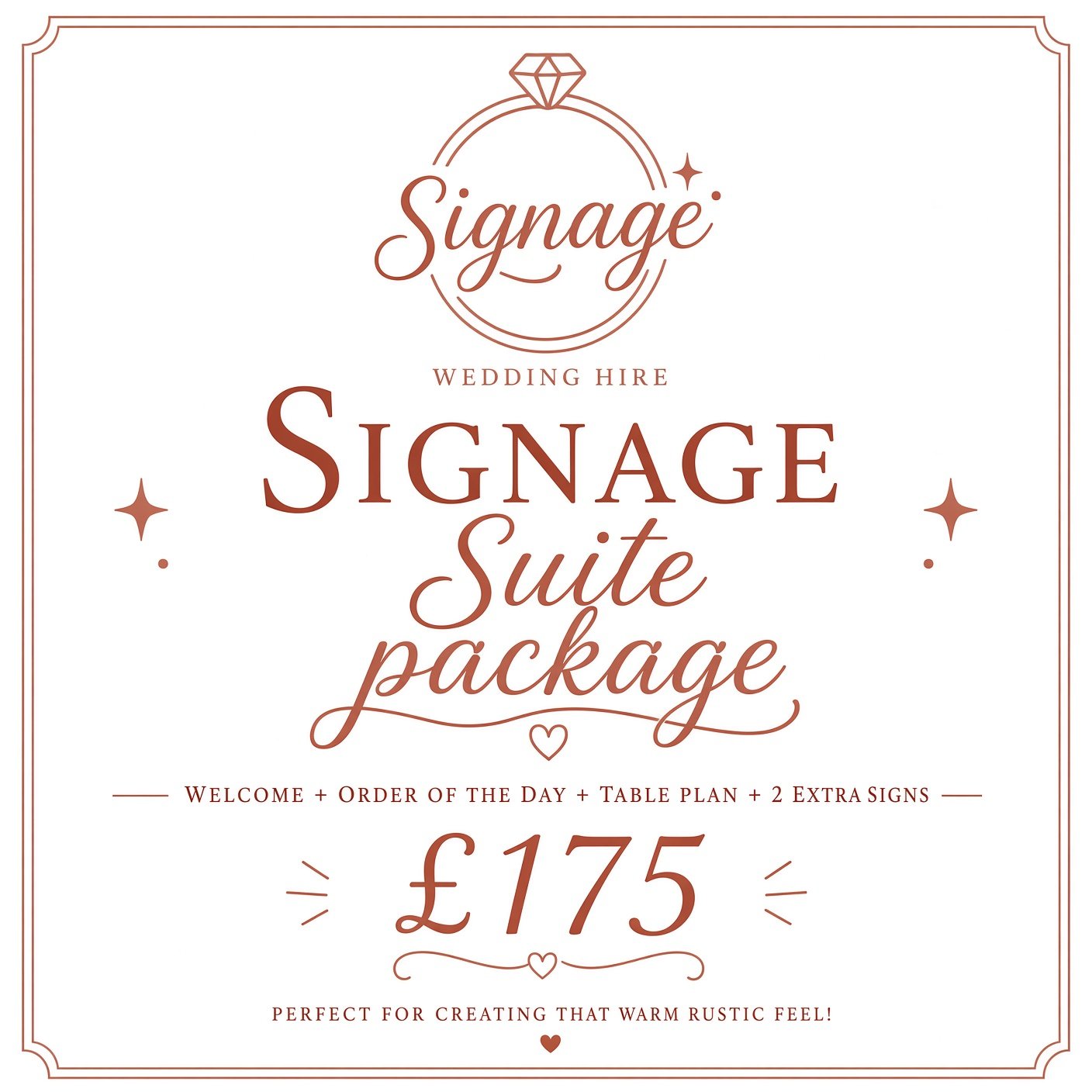 Complete Wedding Signage Suite